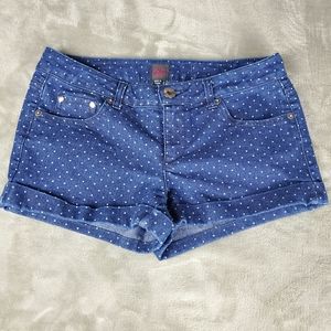 2B BEBE POKADOT SHORTS
